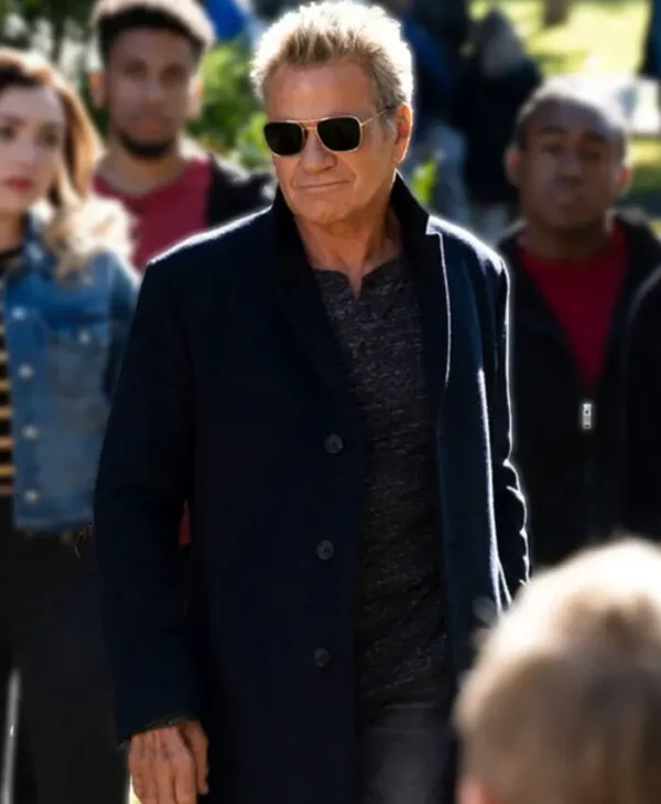 Martin Kove Cobra Kai John Kreese Black Long Coat