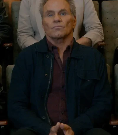 Martin Kove Cobra Kai S3 John Kreese Blue Jacket