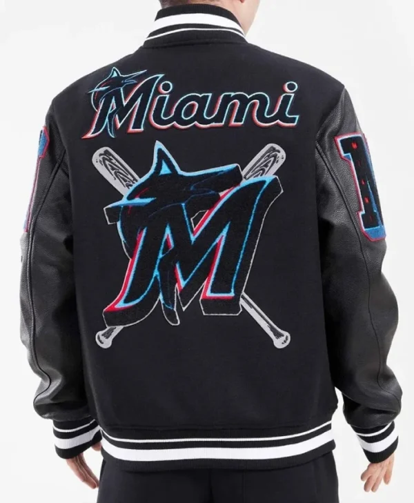 Miami Marlins Mash Up Varsity Jacket