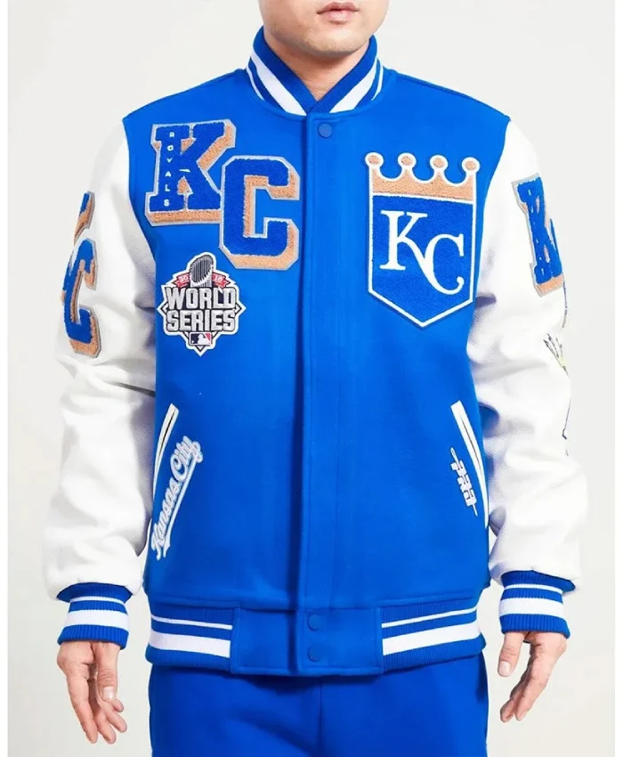 Mashup Kansas City Royals Varsity Jacket Mashup Kansas City Royals Varsity Jacket