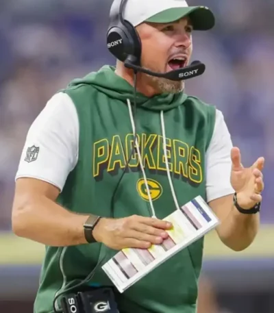 Matt LaFleur Green Sleeveless Hoodie