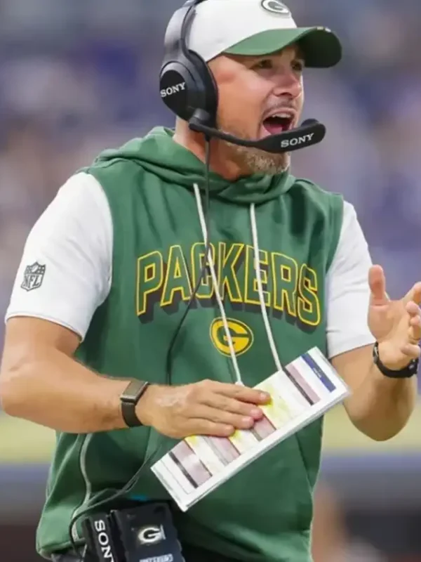 Matt LaFleur Green Sleeveless Hoodie
