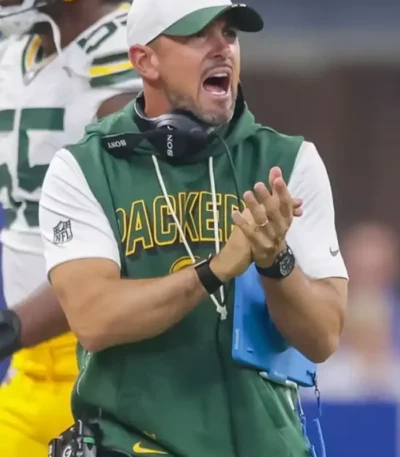 Matt LaFleur Green Sleeveless Hoodie