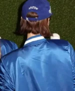 Maude Apatow LA Dodgers Blue Jacket