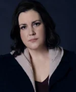 Melanie Lynskey Yellowjackets Navy Blue Coat