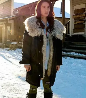 Melanie Scrofano Wynonna Earp Fur Coat