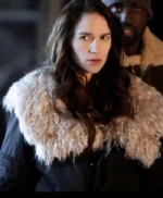 Melanie Scrofano Wynonna Earp Fur Coat