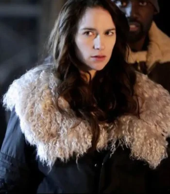 Melanie Scrofano Wynonna Earp Fur Coat