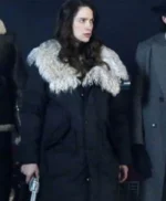 Melanie Scrofano Wynonna Earp Fur Coat