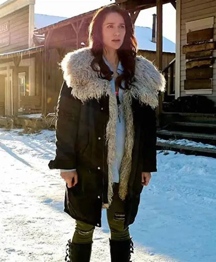 Melanie Scrofano Wynonna Earp Fur Coat Melanie Scrofano Wynonna Earp Fur Coat