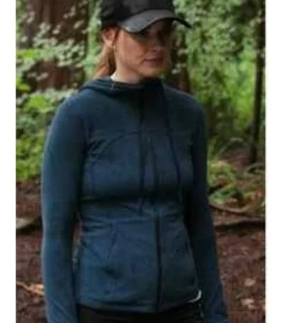 Melinda Monroe Virgin River Season 02 Blue Hooded Jacket