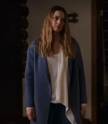 Melinda Monroe Virgin River Season 02 Blue Trench Coat