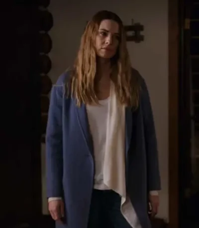 Melinda Monroe Virgin River Season 02 Blue Trench Coat