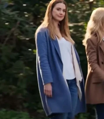 Melinda Monroe Virgin River Season 02 Blue Trench Coat