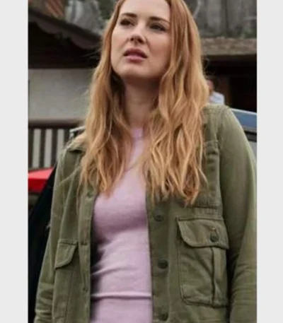 Melinda Monroe Virgin River Season 02 Green Cotton Jacket