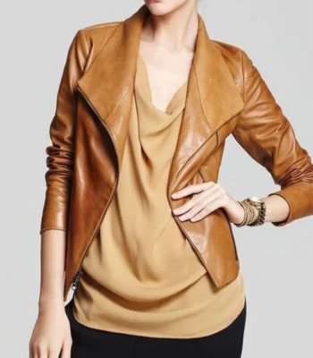 Melinda Monroe Virgin River Season 2 Brown Leather Jacket