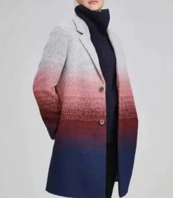 Melissa Ordway The Young and The Restless Belair Dip Dye Coat
