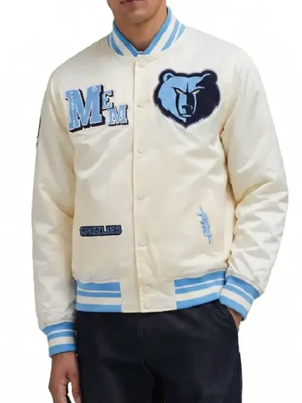 Memphis Grizzlies Best of Rib Satin Jacket