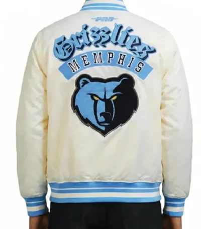 Memphis Grizzlies Best of Rib Satin Jacket