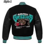 Memphis Grizzlies Black Varsity Jacket