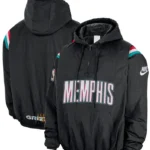 Memphis Grizzlies Nike Half-Zip Hooded Jacket