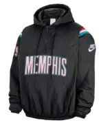 Memphis Grizzlies Nike Half-Zip Hooded Jacket