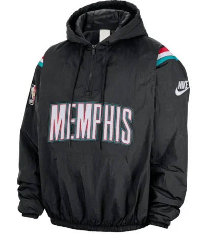 Memphis Grizzlies Nike Half-Zip Hooded Jacket