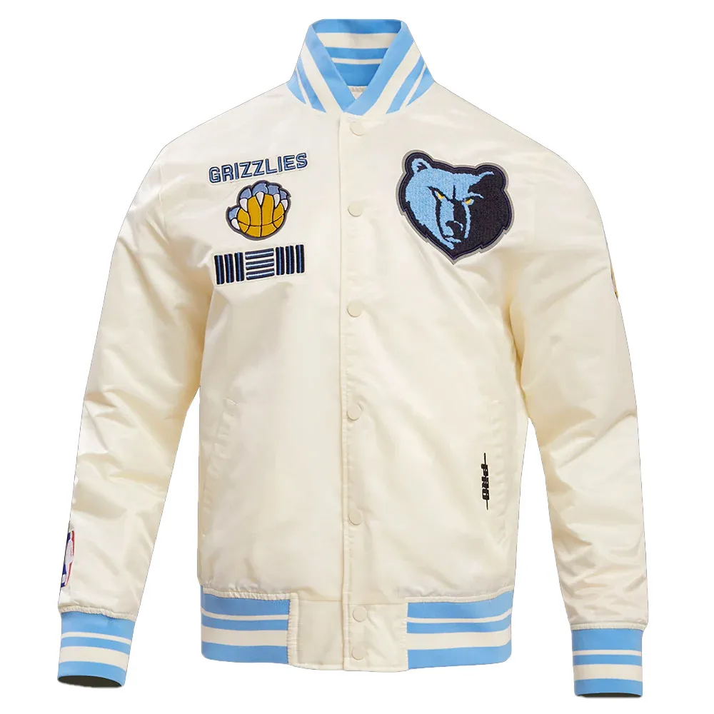Memphis Grizzlies Retro Classic Rib Jacket Memphis Grizzlies Retro Classic Rib Jacket