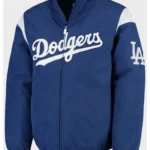 Los Angeles Dodgers Blue Bomber Polyester Jacket