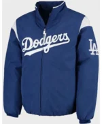 Los Angeles Dodgers Blue Bomber Polyester Jacket