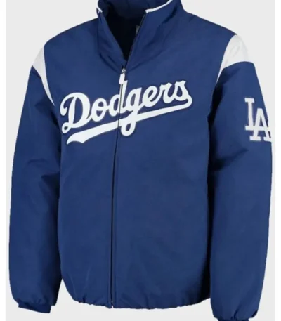 Los Angeles Dodgers Blue Bomber Polyester Jacket