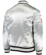 Mens Raiders Las Vegas Super Bowl XI Silver Jacket
