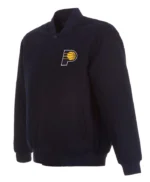 Men’s Varsity Indiana Pacers Navy Blue Wool Jacket