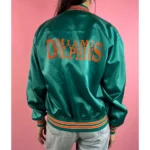 Miami Dolphins 90s Bomber Satin Jacket