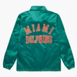 Miami Dolphins Coach Aqua Jacket