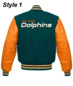Miami Dolphins Letterman Jacket