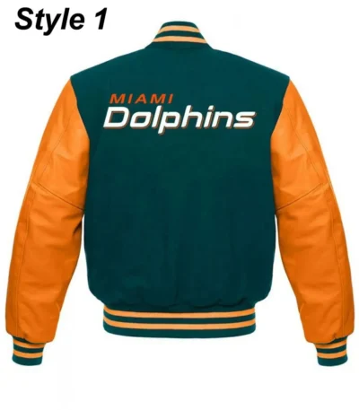 Miami Dolphins Letterman Jacket