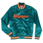 Miami Dolphins Lightweight Aqua Satin Jacket