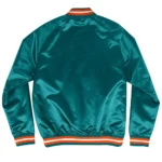 Miami Dolphins Lightweight Aqua Satin Jacket