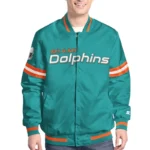 Miami Dolphins Scout Varsity Satin Jacket