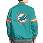 Miami Dolphins Scout Varsity Satin Jacket