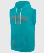 Miami Dolphins Sideline Sleeveless Hoodie