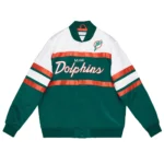 Miami Dolphins Special Script Heavyweight Satin Jacket