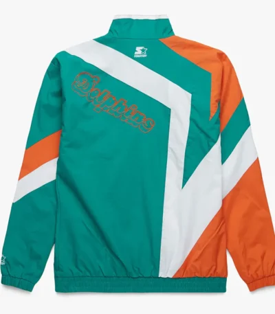 Miami Dolphins Star Windbreaker Jacket