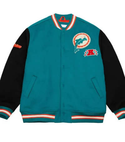 Miami Dolphins Team Legacy Varsity Jacket
