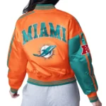 Miami Dolphins Zone Blitz Aqua-Orange Jacket