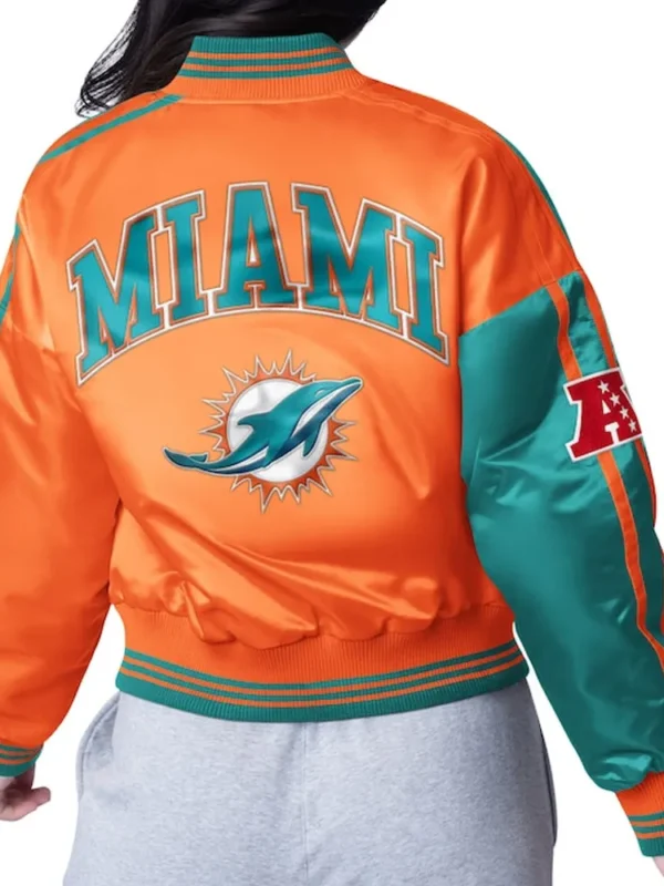Miami Dolphins Zone Blitz Aqua-Orange Jacket