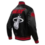 Miami Heat 2023/24 City Edition Black Satin Jacket