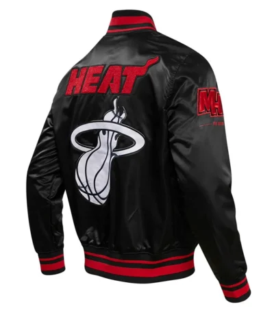 Miami Heat 2023/24 City Edition Black Satin Jacket