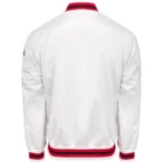 Miami Heat City Collection White Varsity Satin Jacket